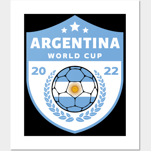 Argentina Futbol Wall Art by footballomatic